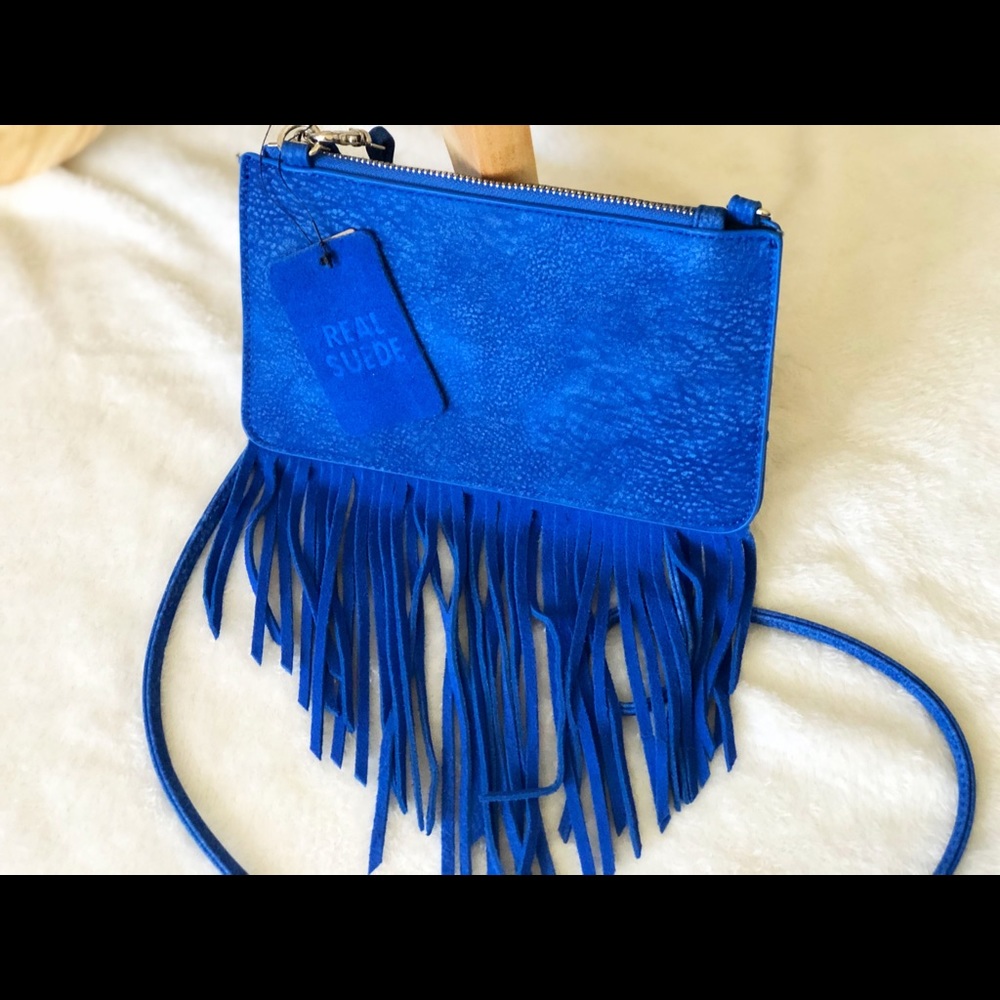 SOLD NWT FREE PEOPLE Suede Purse